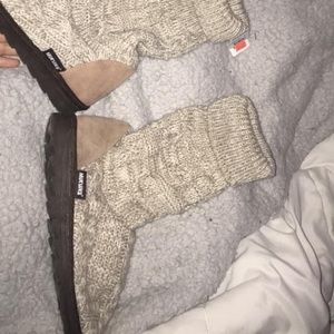 Sweater Material Boots